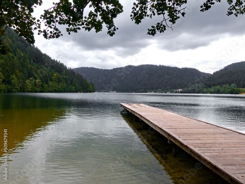 Lake Longemer, August 2020 : Hiking in the Vosges mountains and around the lake of Longemer photo