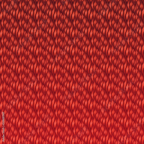 Abstract red curly hair texture pattern background. 