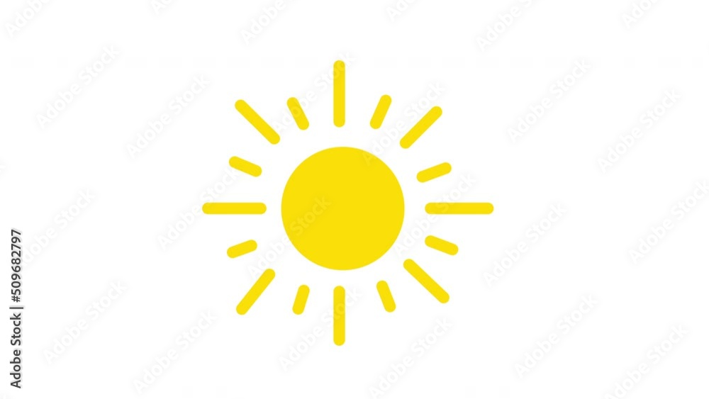 Sun, sun rays, sunshine seamless loop animation. Luma matte, alpha channel. White background. Sun, sun rays, sunshine seamless loop animation. Luma matte, alpha channel. White background.