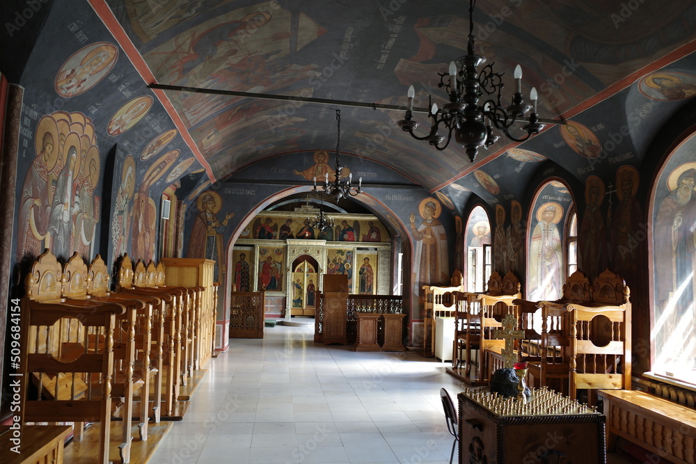 Interior decoration of the interior of the Orthodox Church