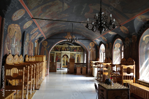 Interior decoration of the interior of the Orthodox Church