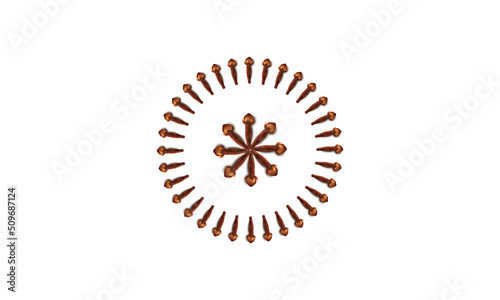 Clove logo vector design icon