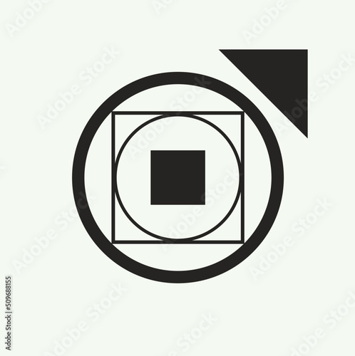 Tremere vampire clan in flat style vector illustration.
 photo