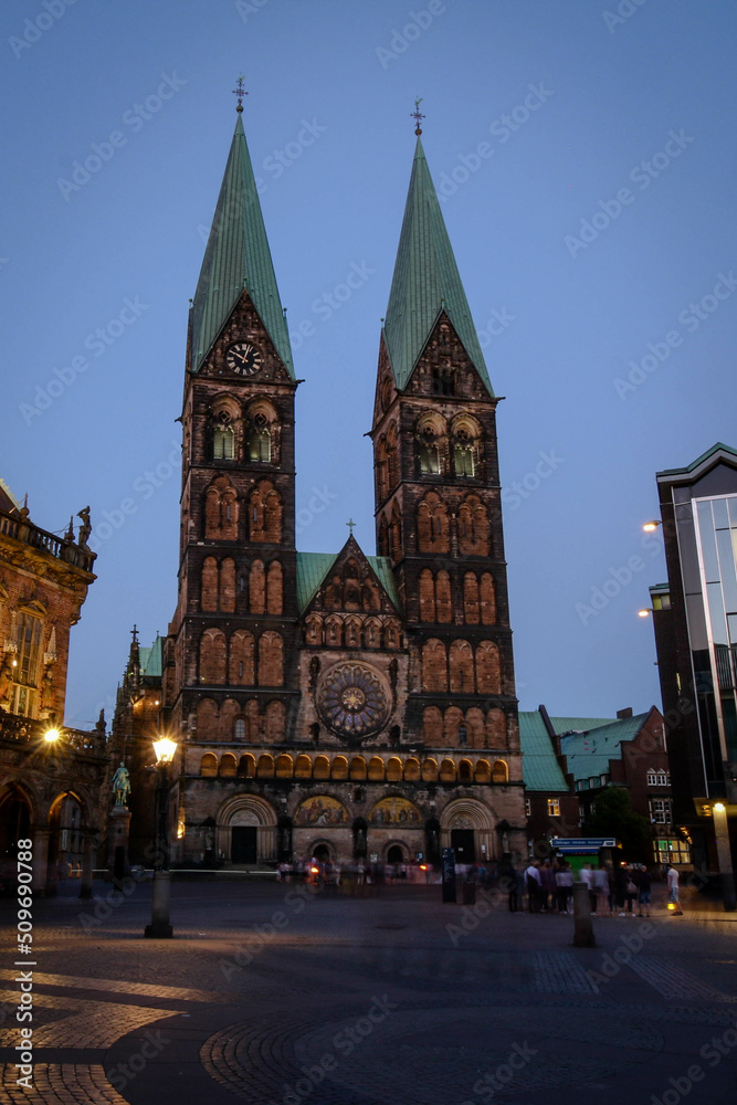 The Cathedral of St. Peter in the city of Bremen, Germany