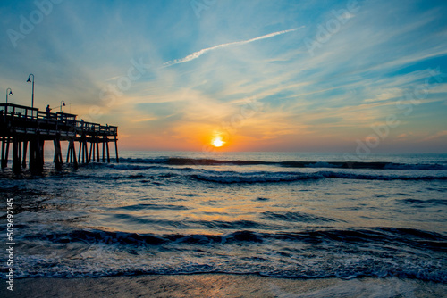 sunrise on the beach © Timothy