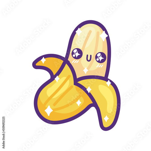 banana kawaii fruit