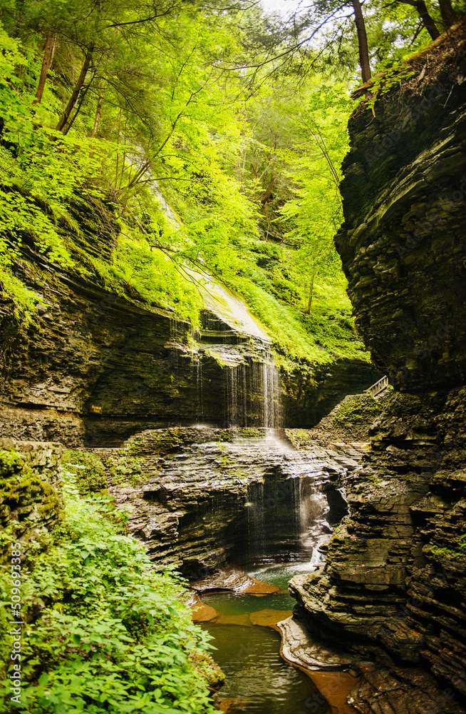 Watkins Glen state park, New York State, United States Watkins Glen state park, New York State, United States