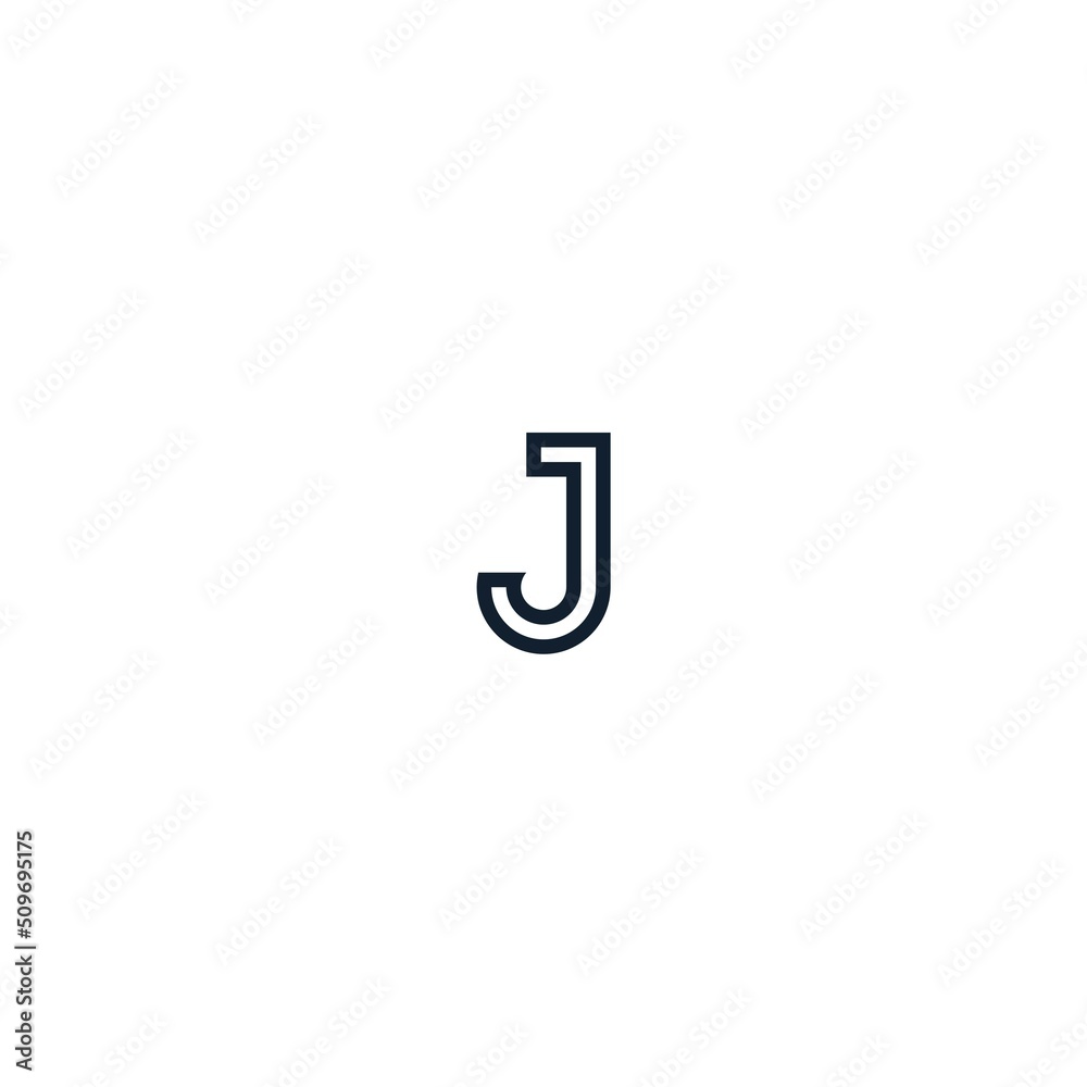 letter J abstract letter J abstract