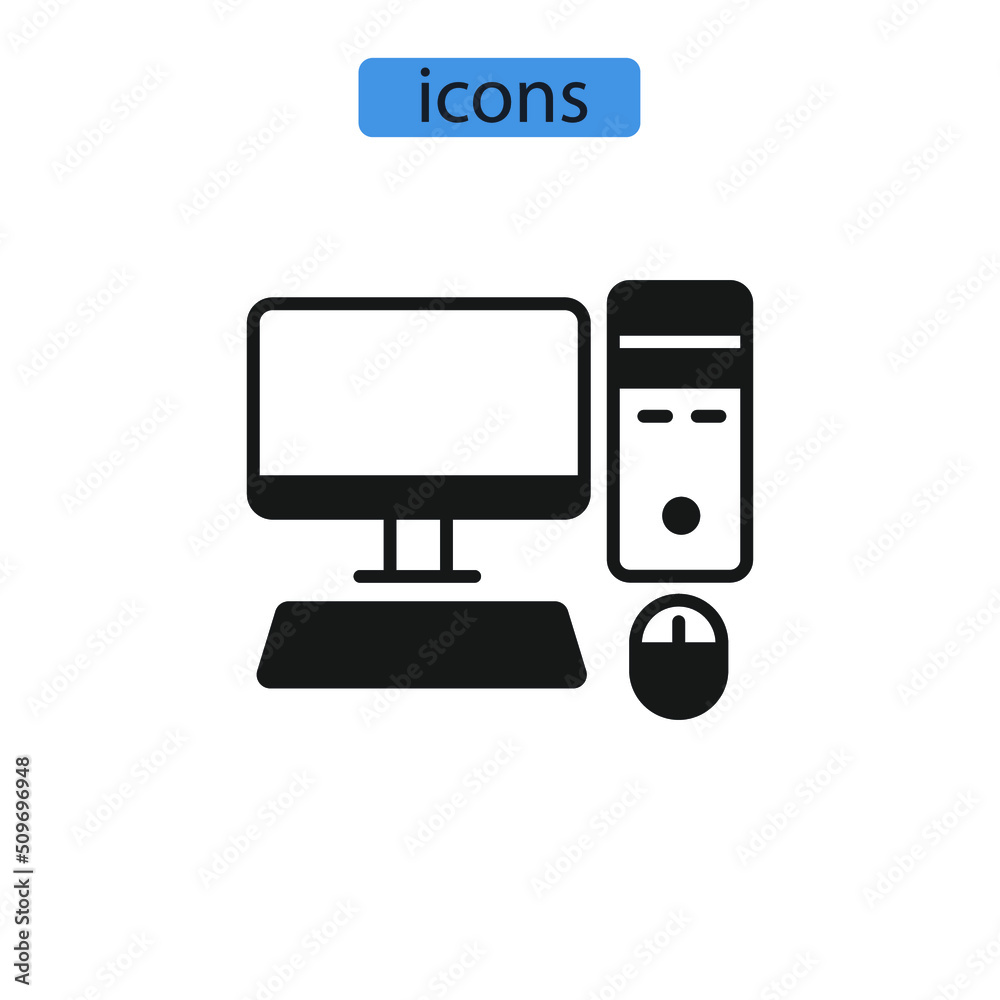 computer icons symbol vector elements for infographic web computer icons symbol vector elements for infographic web