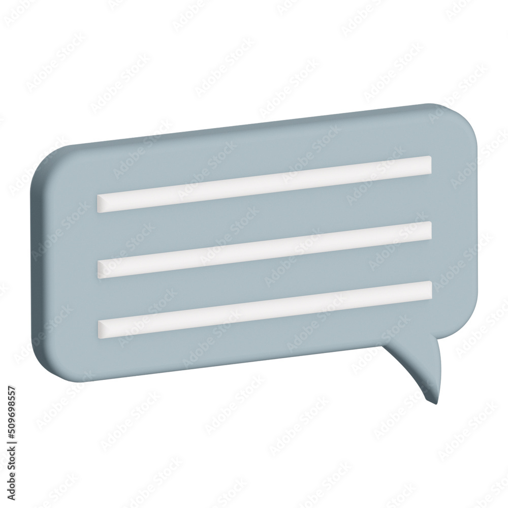 3D - rendering speech bubble design isolated 3d icons, isolated on white background. 3D Chat icon design.Trendy and modern vector in 3d style. 3D - rendering speech bubble design isolated 3d icons, isolated on white background. 3D Chat icon design.Trendy and modern vector in 3d style.