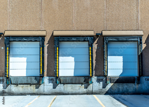 Semi Truck Delivery Bays