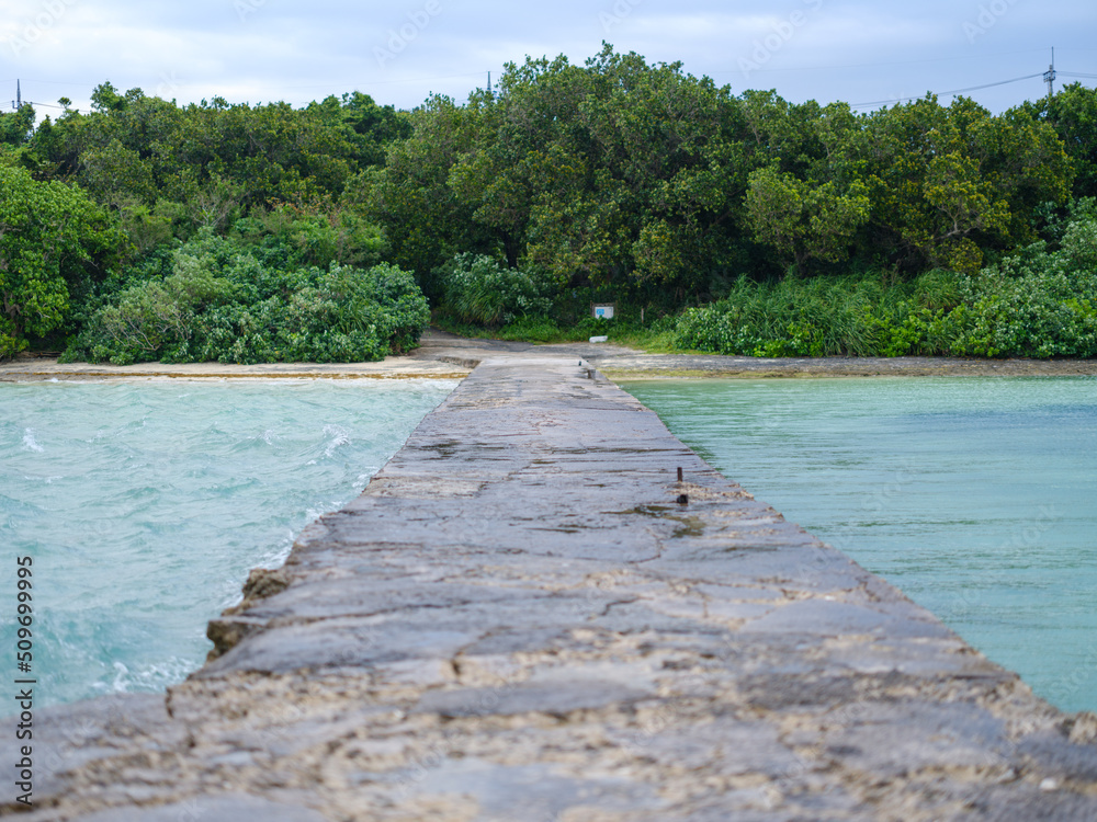 Naklejka premium 西桟橋