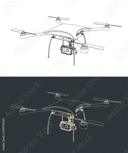 Quadrocopter drawings
