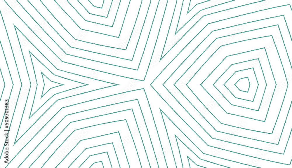 Striped hand drawn pattern. Turquoise symmetrical Striped hand drawn pattern. Turquoise symmetrical