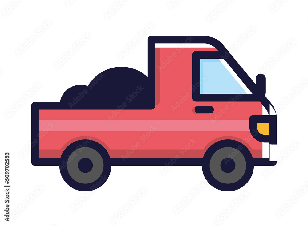 pickup transport icon