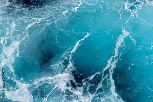 Foam On Sea Surface