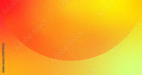 Orange gradient background web banner with abstract blended colour and circular shapes