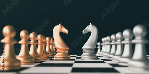 Photographie chessboard game king queen horse bishop pawn conflict competition strategy battl