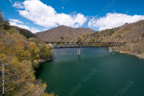栃木県 五十里湖 野岩鉄道 © kiyo