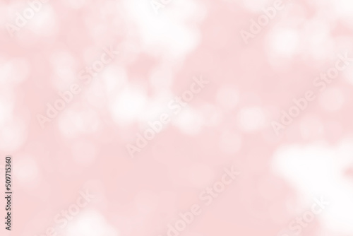 Abstract pink blur bokeh for background, light blur on high pink gradient abstract background in central design for presentation.