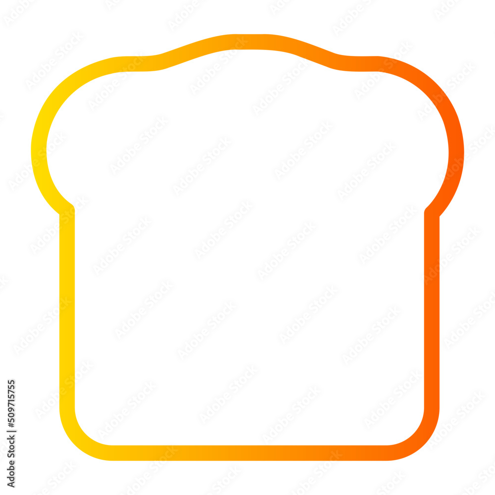 bread gradient icon bread gradient icon