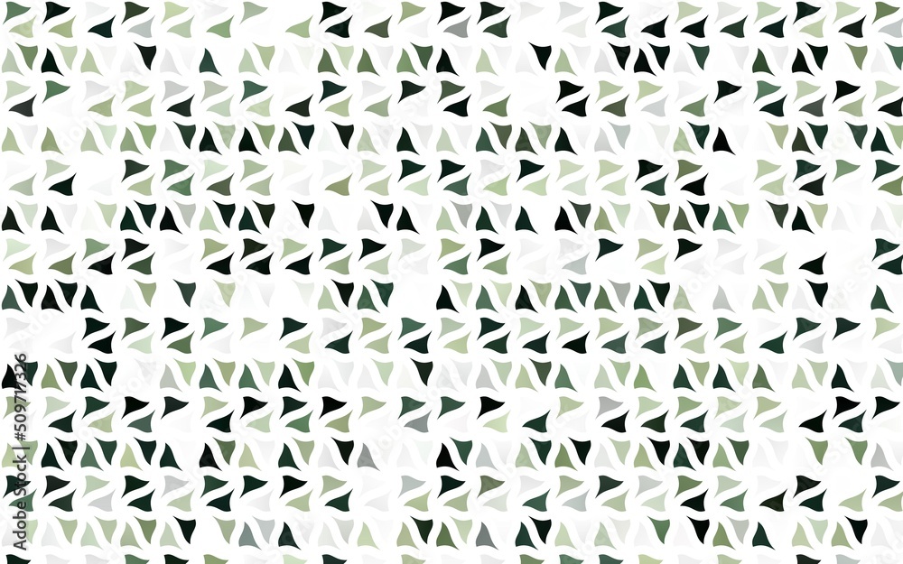 Light Green vector cover in polygonal style.