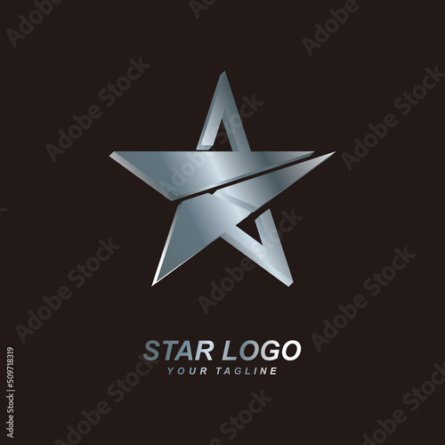 Silver element in star logo design look like stainless. 