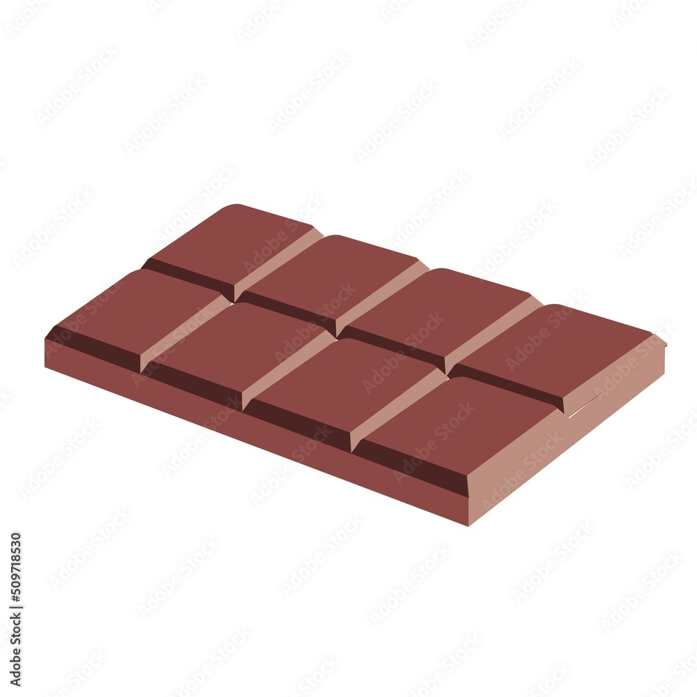 delicious chocolate bar illustration vector design delicious chocolate bar illustration vector design