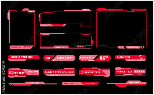 テロップ　フレーム　デザイン
