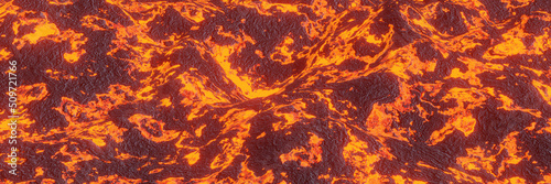 3D rendered abstract cooled volcanic lava background