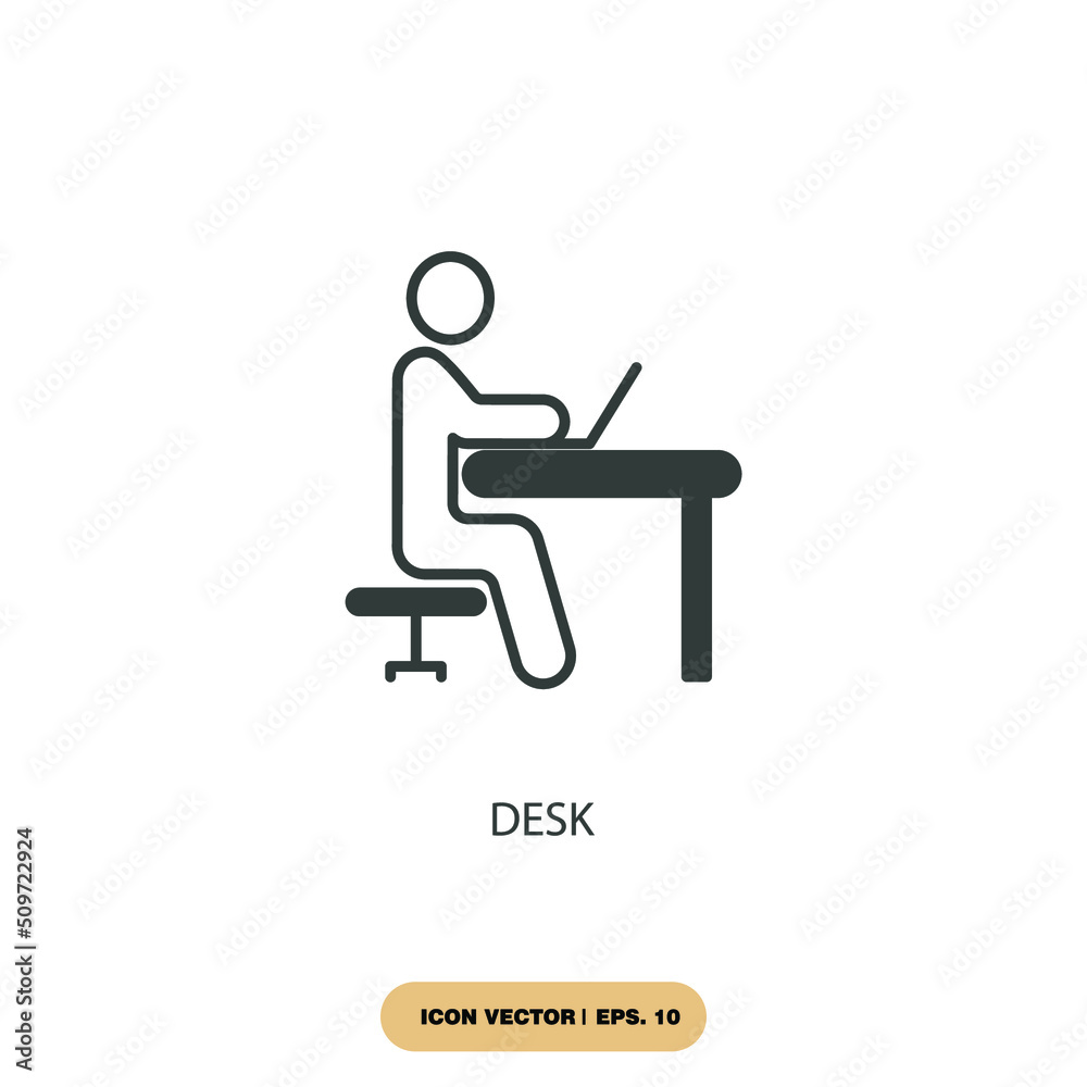 desk icons symbol vector elements for infographic web desk icons symbol vector elements for infographic web
