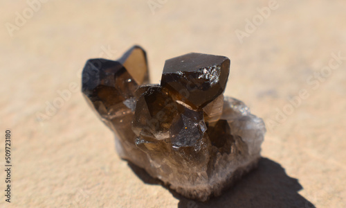 smoky quartz crystal
