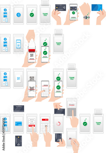 クレジットカードやアプリ、コードでのキャッシュレス決済