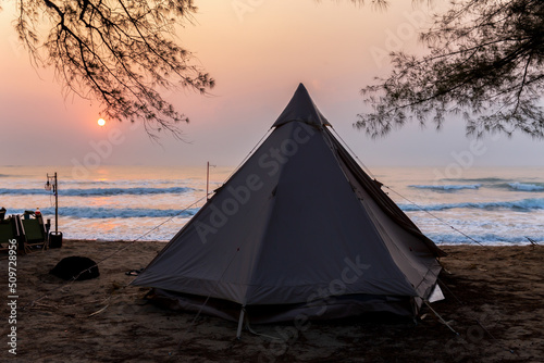 Thailand  Family  Tent  Activity  Adventure