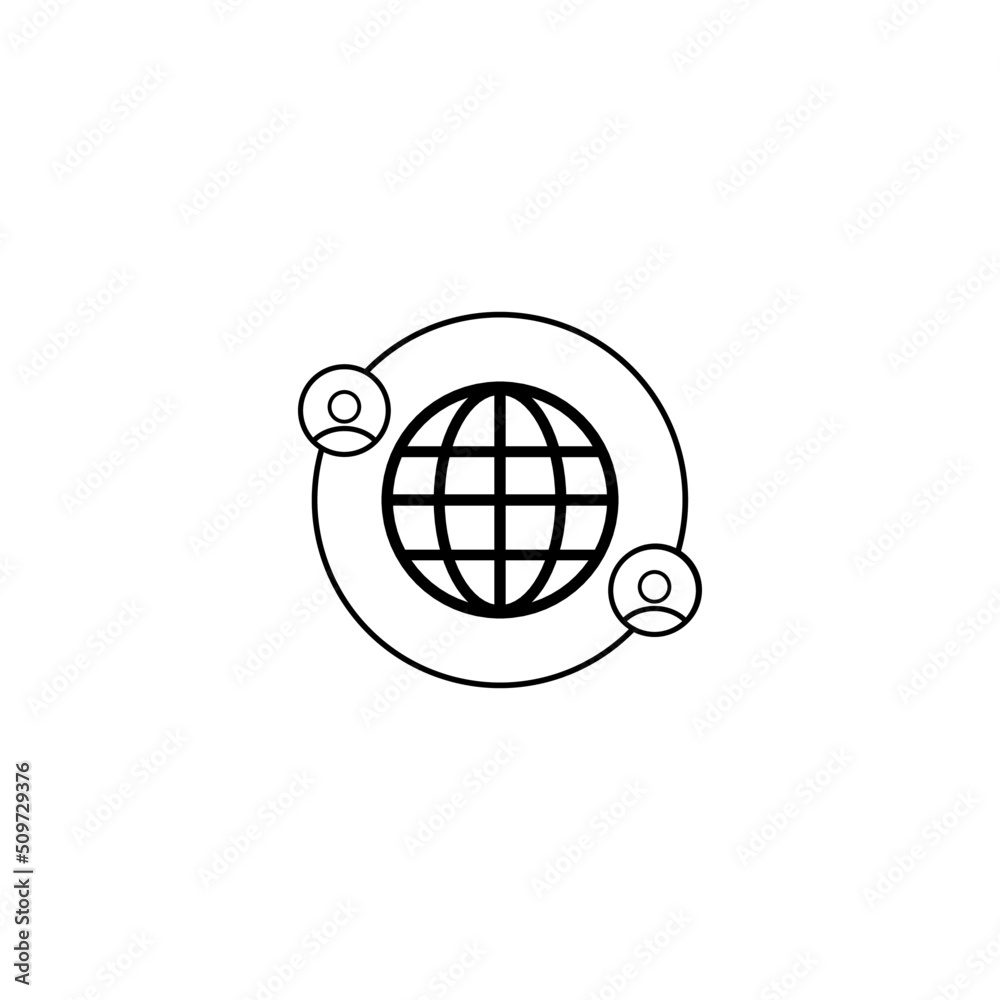 Global networking icon in isolated on background. symbol for your web site design logo, app, Global networking icon Vector illustration.
Global networking icon in isolated on background. symbol for your web site design logo, app, Global networking icon Vector illustration.