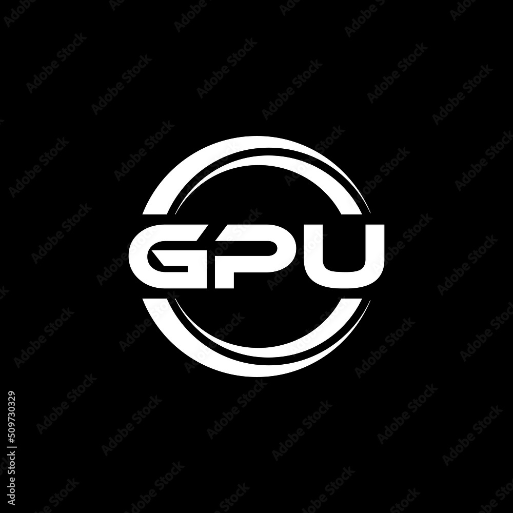 GPU letter logo design with black background in illustrator, vector logo modern alphabet font overlap style. calligraphy designs for logo, Poster, Invitation, etc. GPU letter logo design with black background in illustrator, vector logo modern alphabet font overlap style. calligraphy designs for logo, Poster, Invitation, etc.