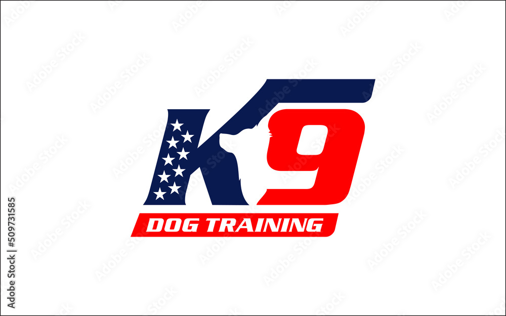 Illustration vector graphic of dog training concept Logo Design template-06