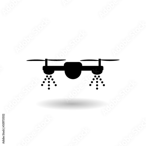Drones for Agriculture logo with shadow