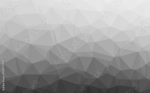 Fototapeta Naklejka Na Ścianę i Meble -  Light Silver, Gray vector blurry triangle texture.