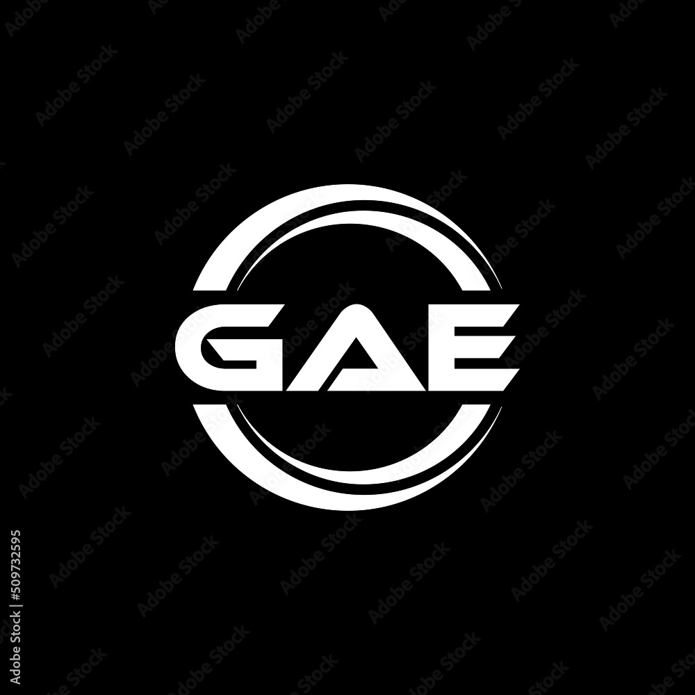 GAE letter logo design with black background in illustrator, vector logo modern alphabet font overlap style. calligraphy designs for logo, Poster, Invitation, etc. GAE letter logo design with black background in illustrator, vector logo modern alphabet font overlap style. calligraphy designs for logo, Poster, Invitation, etc.
