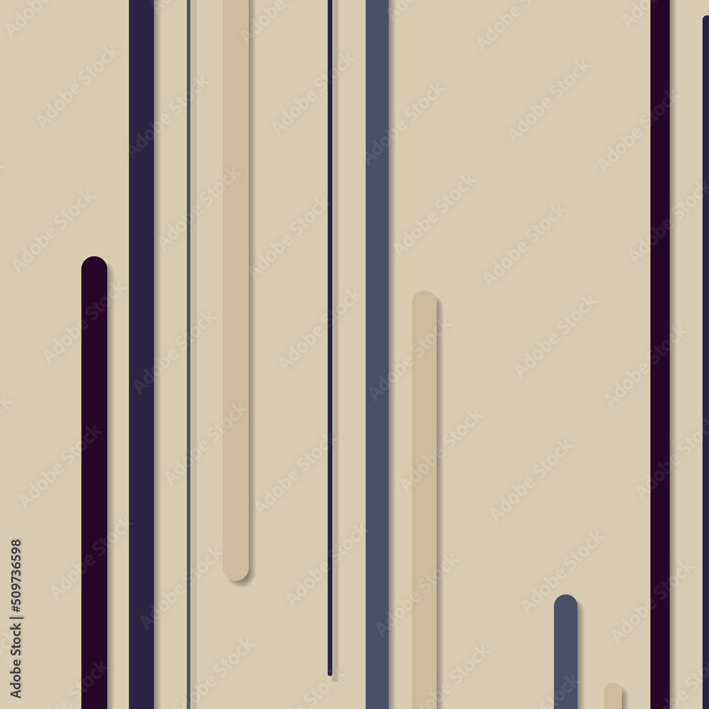 Obraz premium Random Color flowing stripe lines illustration