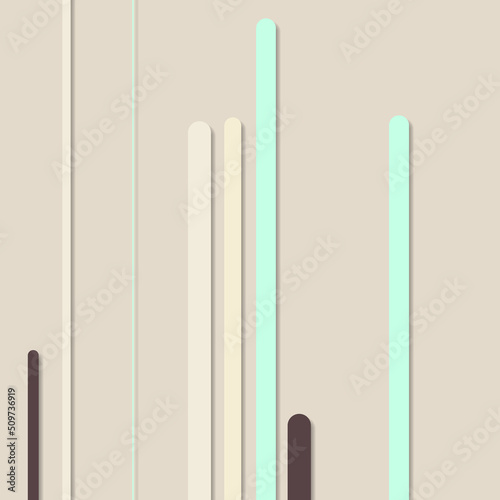 Random Color flowing stripe lines illustration