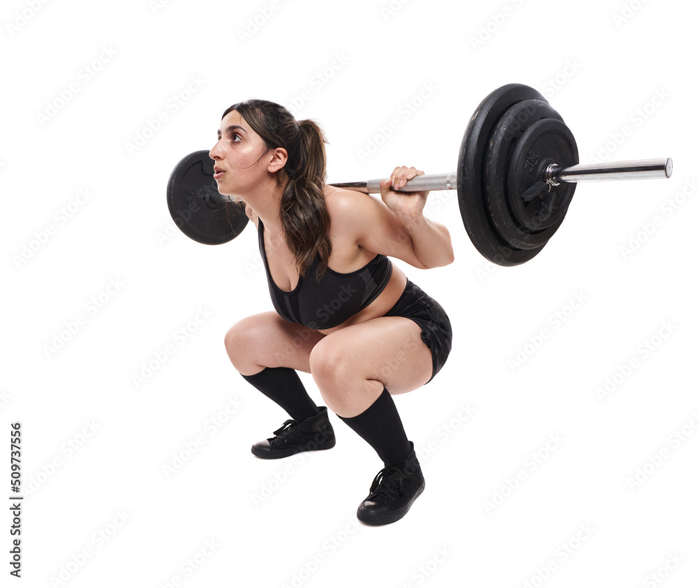 Obraz premium Size plus indian woman working out