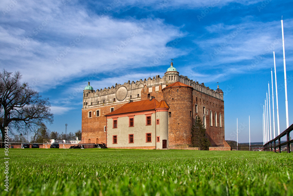 Teutonic Knights Castle from XIII/XIV century, Golub-Dobrzyn, Kuyavian-Pomeranian Voivodeship, Poland. Teutonic Knights Castle from XIII/XIV century, Golub-Dobrzyn, Kuyavian-Pomeranian Voivodeship, Poland.
