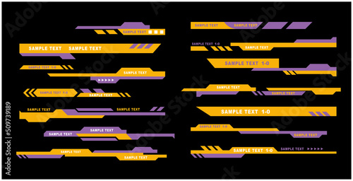 テロップ　フレーム　デザイン
