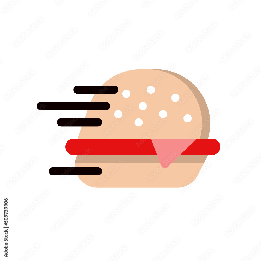 Food delivery , Food Delivery flat icon. Food delivery , Food Delivery flat icon.