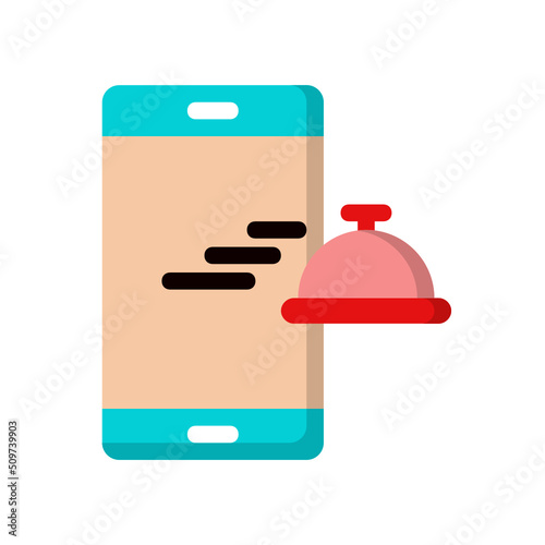 Online food delivery , Food Delivery flat icon.