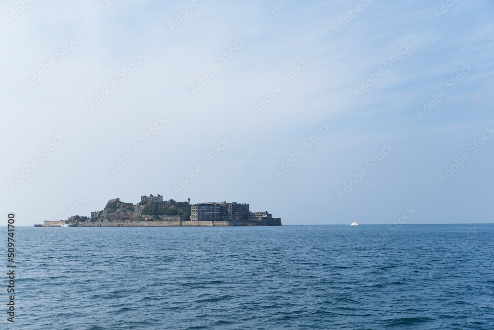 Abandoned Battleship island in Japan