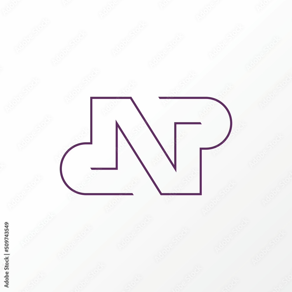 Simple letter or word DNP line thin font like pattern precision flip backwards image graphic icon logo design abstract concept vector stock. Can be used as a symbol related to initial or monogram Simple letter or word DNP line thin font like pattern precision flip backwards image graphic icon logo design abstract concept vector stock. Can be used as a symbol related to initial or monogram