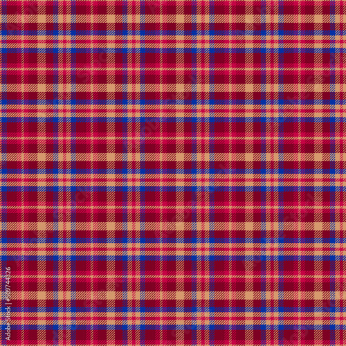 Red Navy Glen Plaid textured seamless pattern suitable for fashion textiles and graphics